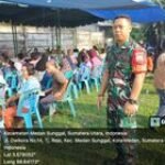 Babinsa Koramil 0201-06/MS Bantu Pengamanan & Penyaluran Bansos Sembako Dari Pemko Medan