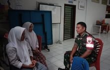 Babinsa Koramil 0201-13/PST Sertu Ramadani Berikan Arahan Bersama Siswa/i Laksanakan Magang