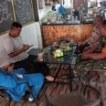 Wujudkan Sinergitas, Babinsa Koramil 0201-09/MB Dan Bhabinkamtinmas Laksanakan Komukasi Sosial