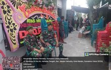 Danramil 0201-06/MS Irup Pemakaman Almarhum Serda (Purn) Polmer Manurung Pada Upacara Secara Militer