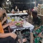 Cegah Gangguan Kamtibmas, Babinsa Koramil 0201-05/MB Laksanakan Posko Trantibum Besama Tiga Pilar