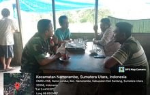 Babinsa Koramil 0201-14/PB 0201/Medan Serda Romi Gloriantha Sidabalok Manfaatkan Warkop Komsos Masyarakat Desa Binaan