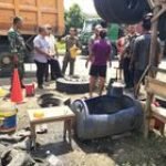Babinsa Koramil 0201-06/MS Dampingi Satpol PP Kegiatan Penertiban Bangunan Diatas Drainase