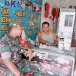 Babinsa 0201-13/PST Serda Yudha Fernanda Berpuasa Tidak Kurangi Lakukan Aktivitas