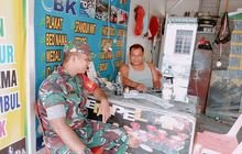 Babinsa 0201-13/PST Serda Yudha Fernanda Berpuasa Tidak Kurangi Lakukan Aktivitas