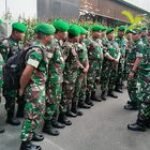 Babinsa Koramil 0201-05/MB Ikut Amankan Rekapitulasi Suara Pemilu 2024 Tingkat Kota Medan