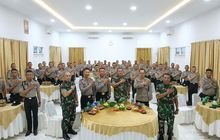 Perkuat Sinergitas dan Soliditas, Siswa Diktukba Polri Gel I TA 2024 SPN Poldasu Kohesi Sosial Di Kodim 0203/Langkat