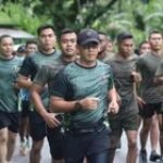 Danbrigif 20 Kostrad Ikuti Kegiatan Lari Bersama Prajurit