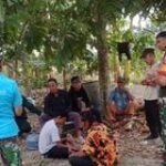 Kebersamaan Babinsa Serda Sutrisno & Babinkamtibmas Komsos Bahaya Narkoba Warga Binaan