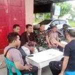 Babinsa Komsos Bersama Security Ciptakan Rasa Aman & Nyaman Komplek Perumahan Amal Luhur