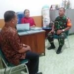 Jalin Tali Silaturahmi Babinsa Koramil 0201-07/MT Komsos Dengan Kepala Sekolah
