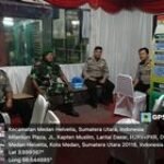 Babinsa Koramil 0201-06/MS Berikan Rasa Aman & Nyaman Masyarakat Pospam Ketupat Jalan Kapten Muslim