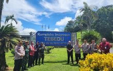 Satgas Pamtas RI-Malaysia Yonarmed 16/TK Terima Kunker Wakapolda Kalimantan Barat