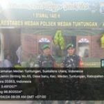 Babinsa Koramil 0201-14/PB Kolaborasi Bersama Pemko Medan & Polri Laksanakan Pospam Idul Fitri 1445 H