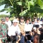 Dandim Letkol Wira Sambut Kunjungan Kerja Menteri Pertanian