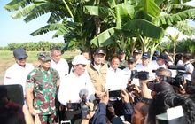 Dandim Letkol Wira Sambut Kunjungan Kerja Menteri Pertanian