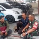 Babinsa Koramil 0201-04/MK Jalin Komsos Bersama Warga Binaan Jalan Rahmadsyah Komat 1