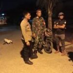 Wujudkan Keamanan dan Kondusivitas Wilayah Binaan,Babinsa Koramil 0201-09/MB Patroli Malam Hari