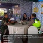 Babinsa Koramil Medan Timur Turut Serta dalam Pos PAM Ketupat: Menjaga Keamanan dan Kedamaian Lebaran