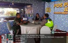 Babinsa Koramil Medan Timur Turut Serta dalam Pos PAM Ketupat: Menjaga Keamanan dan Kedamaian Lebaran