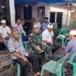 Babinsa Serma Heriyandi Siko Ramil 0201-13/PST Ikut Bela Sungkawa Melayat Bersama Kadus