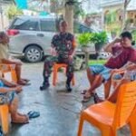 Jelang Idul Fitri, Babinsa Koramil 0201-05/MB Himbau Warga Tingkatkan Kamtibmas