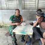 Babinsa Kelurahan Helvetia Sertu Supriadi Komsos Silaturahmi Bersama Tokoh Agama Wilayah Binaan