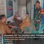 Babinsa Desa Suka Makmur Melaksanakan Komsos Dengan Para Kadus