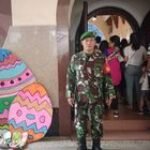 Antisipasi Gangguan Kamtibmas, Babinsa Koramil 0201-05/MB Amankan Perayaan Hari Raya Paskah