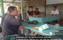 Babinsa Koramil 0201-15/DT Laksanakan Komsos Desa Binaan