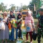 Babinsa Koramil 0201-01/MP, Serma Isman Nuriadi, Hadir dalam Kegiatan Bazar TNI di Lapangan Jati
