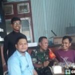 Jalin Silaturahmi, Babinsa Komsos Bersama Perangkat Kelurahan Wilayah Binaan