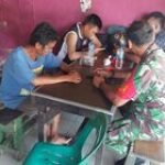 Komsos, Wujud Kedekatan Babinsa Kelurahan Namo Gajah Sertu Kasno Zeki Dengan Warga Binaan