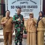Babinsa Koramil 0201-08/MA Anjangsana Dan Komsos Dengan Kepala Sekolah Dan Para Guru