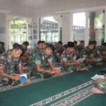 Tingkatkan Keimanan dan Ketaqwaan, Prajurit Menarmed 2 Kostrad Laksanakan Doa Bersama