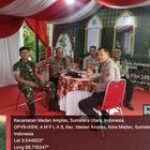 Babinsa Koramil 0201-08/MA Bersama Tim Gabungan Siaga Di Pos Pam Ketupat Toba