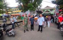 Demi Terciptanya Suasana Kondusif, Babinsa Petisah Tengah Koramil 0201-01/MP Pemantauan Aksi Unjuk Rasa