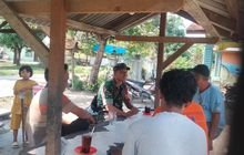 Serda Pirman Siregar Imbau Warga Lapor Kejadian Di Desa Binaan