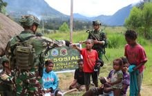 Satgas Yonif 323 Kostrad Gelar Program Peduli Stunting di Kp Wako, Papua