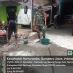 Sambangi Rumah Warga, Babinsa Koramil 0201-14/PB Sampaikan Pesan Kamtibmas Warga Binaan