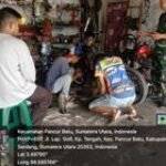 Kunjungi Bengkel Sepeda Motor, Babinsa Tumbuhkan Kedekatan Hubungan Dengan Warga Binaan