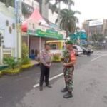 Personil Koramil 0201-04/MK Bersama Polsek Medan Kota Laksanakan Pos Pam Lebaran