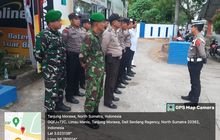 Dalam Rangka Pengamanan Arus Mudik Lebaran Babinsa Koramil 0201-16/Tanjung Morawa Pos Pam Lebaran