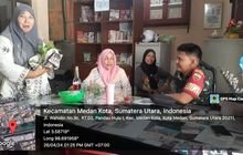 Babinsa Koramil 0201-04/MK Komsos Kantor Lurah Bersama Perangkat Kelurahan