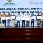 Serahkan Zakat ASN Pemprov Sumut Rp6 Miliar, Pj Gubsu Ajak Masyarakat Senantiasa Berzakat