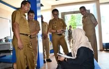 Pj Bupati Tulungagung Lakukan Sidak ASN Pasca Libur Lebaran