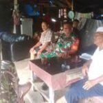 Komsos Babinsa Koramil 0201-05/MB di Momen Lebaran Idul Fitri