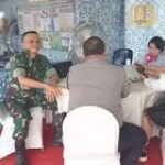 Peltu Posma Sitompul Turut Dalam Kegiatan Pos Pengamanan di Medan Timur