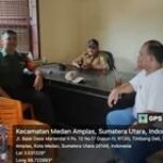 Anjangsana Ke Kantor Lurah, Babinsa Koramil 0201-08/MA Berkoordinasi Bersama Perangkat Lurah