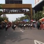 Drumband Yonif 501 Kostrad Kembali Gemparkan Kota Madiun Dalam Acara Kirab Budaya Madiun City Festival
